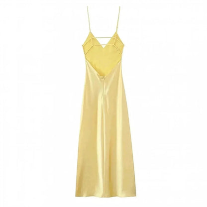 Satin Jaune Chic - Saylana