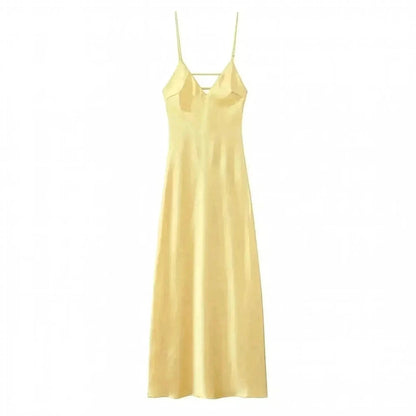 Satin Jaune Chic - Saylana
