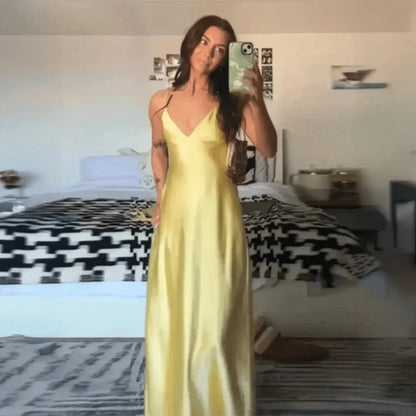 Satin Jaune Chic - Saylana