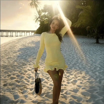 Satin Jaune Chic - Saylana