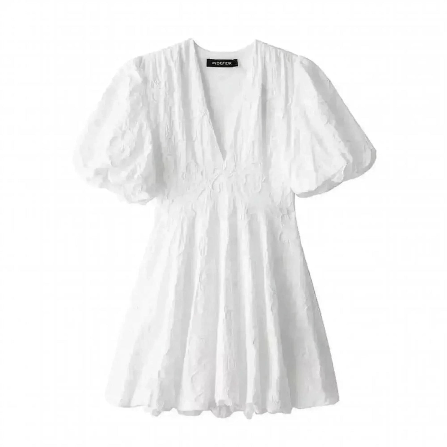 Mini Robe Brodée Élégante - Saylana