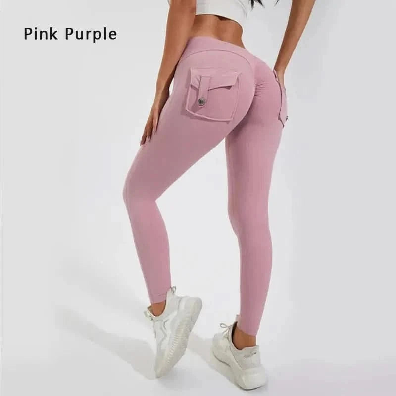 Legging Sport Femme Taille Haute Sans Couture - Saylana