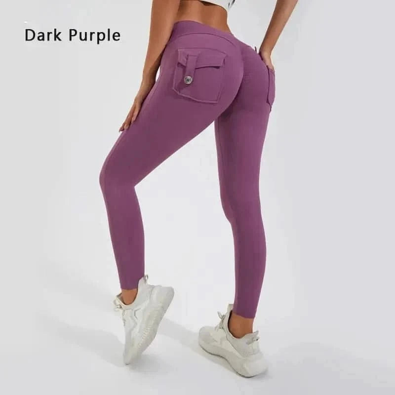 Legging Sport Femme Taille Haute Sans Couture - Saylana