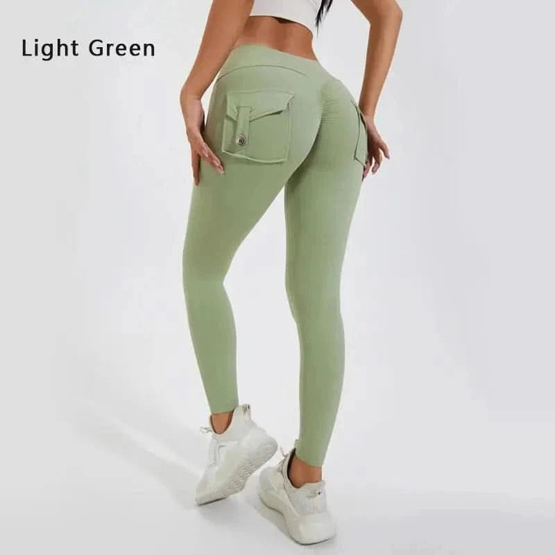 Legging Sport Femme Taille Haute Sans Couture - Saylana