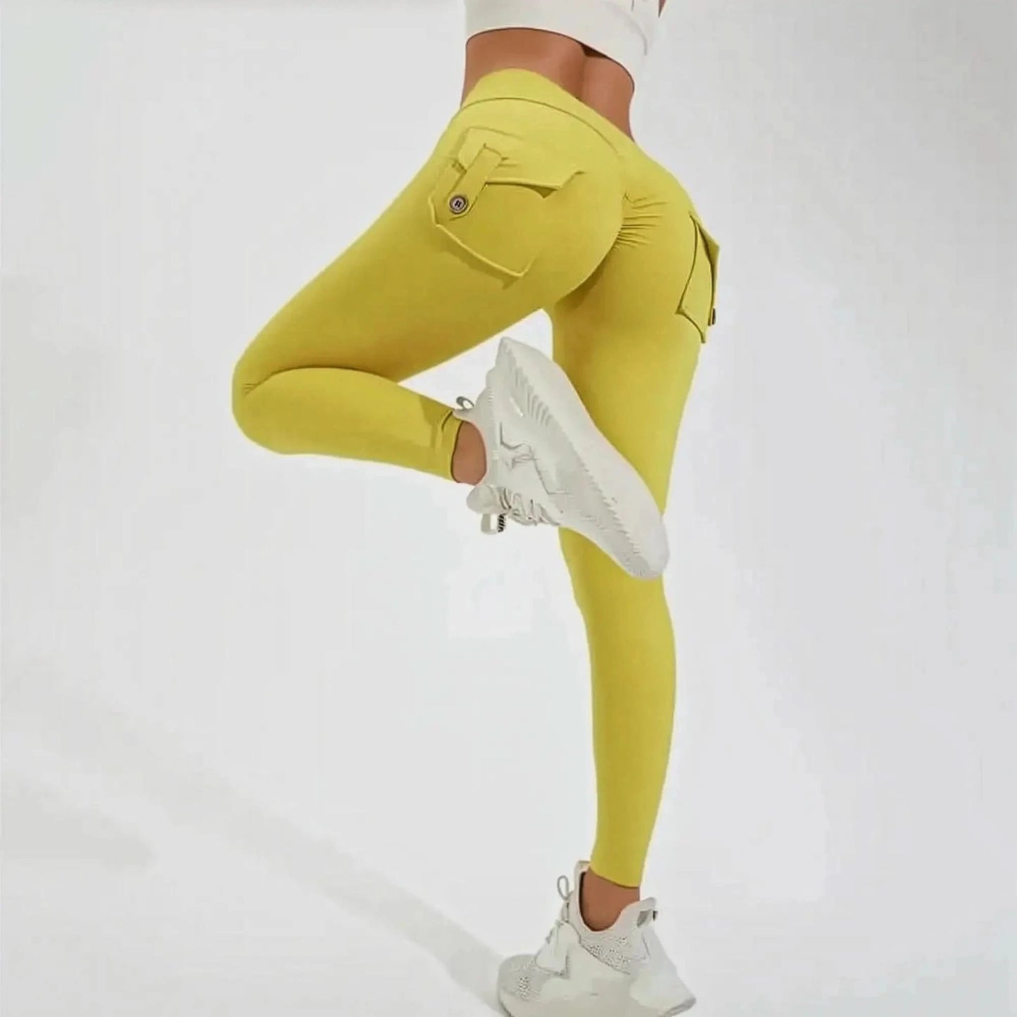 Legging Sport Femme Taille Haute Sans Couture - Saylana