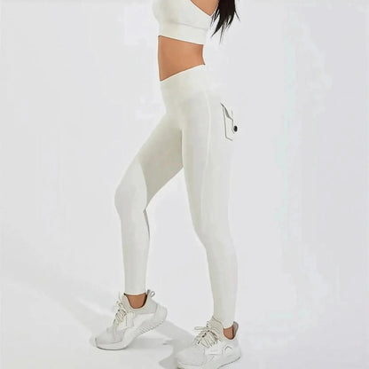 Legging Sport Femme Taille Haute Sans Couture - Saylana