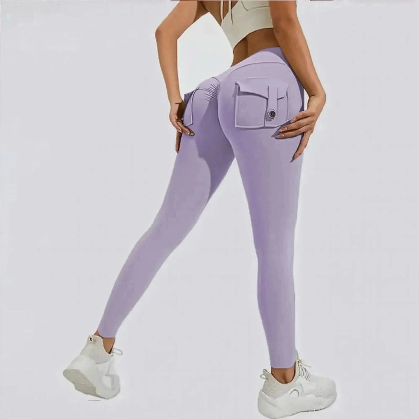 Legging Sport Femme Taille Haute Sans Couture - Saylana