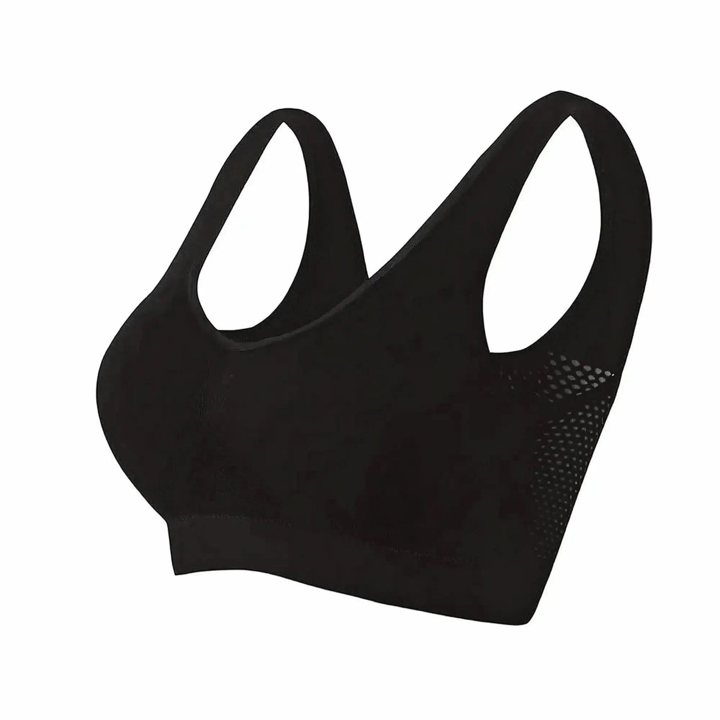 Brassière Sport Noir Femme Grand Taille - Saylana