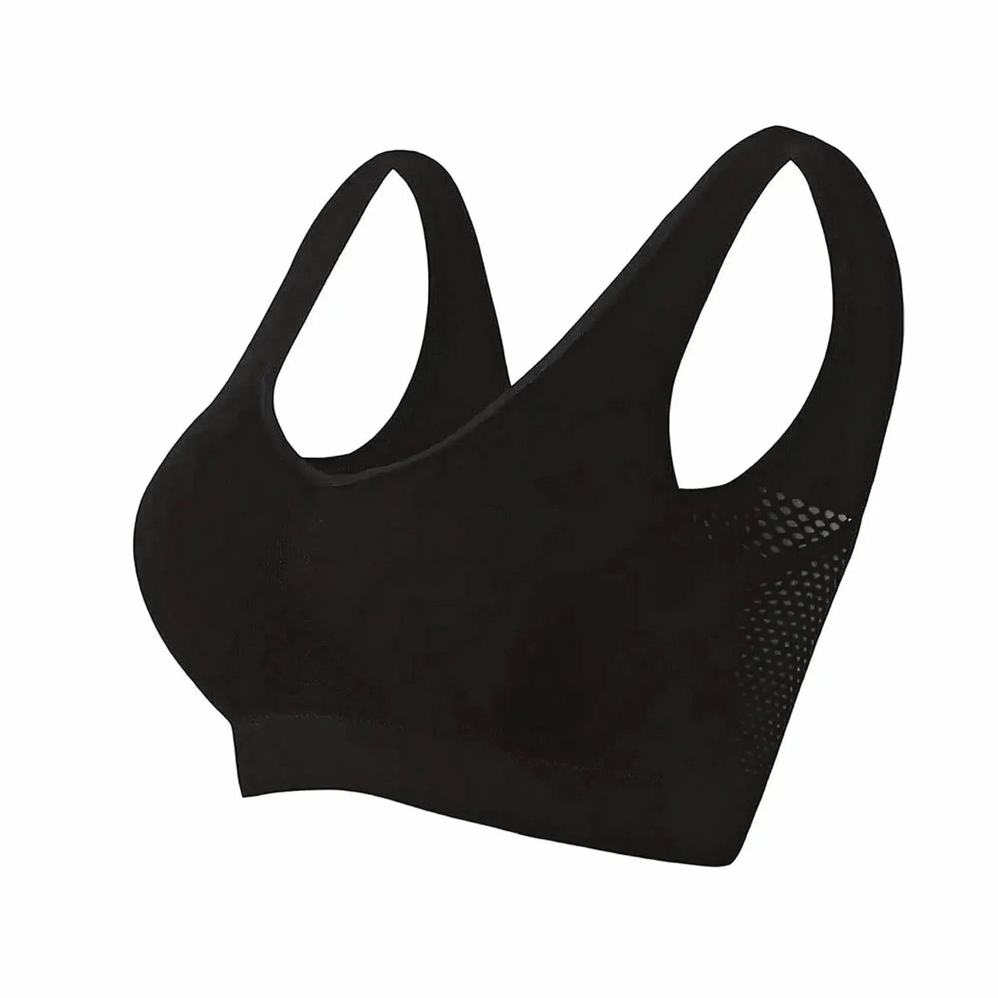 Brassière Sport Noir Femme Grand Taille - Saylana