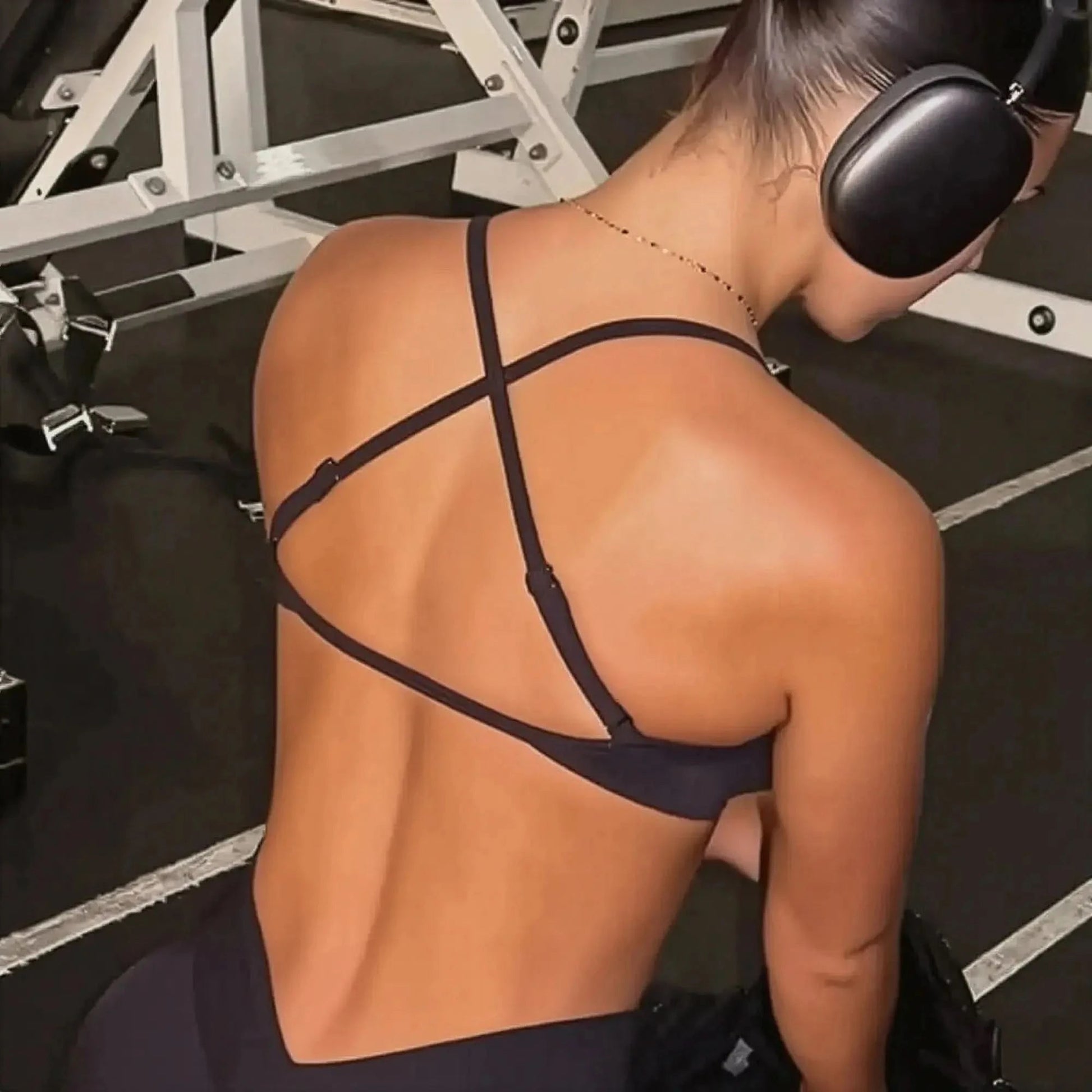 Brassière Dos Ouvert à Bretelles Réglables - Saylana