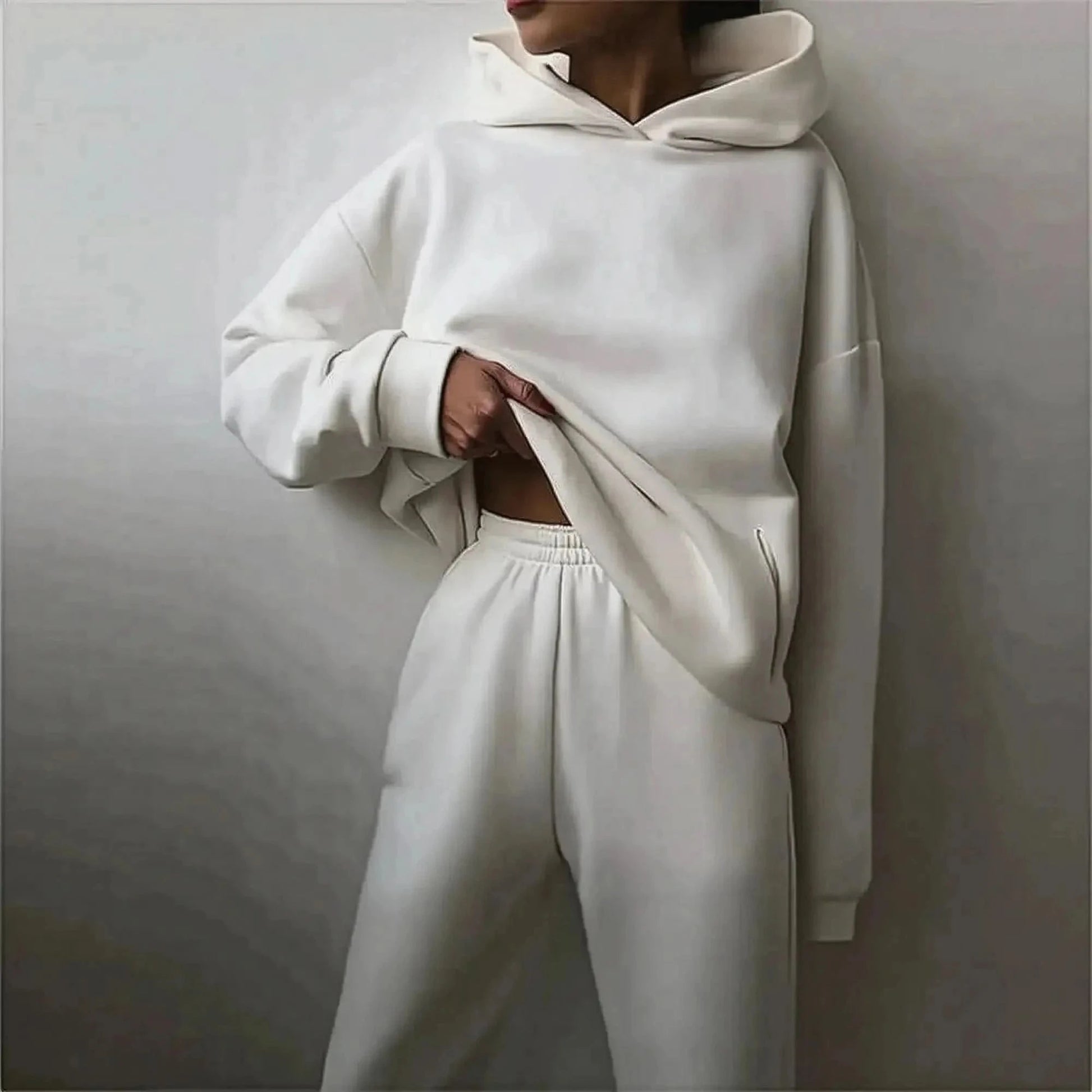 Ensemble Oversize Femme : Hoodie + Pantalon Long - Saylana