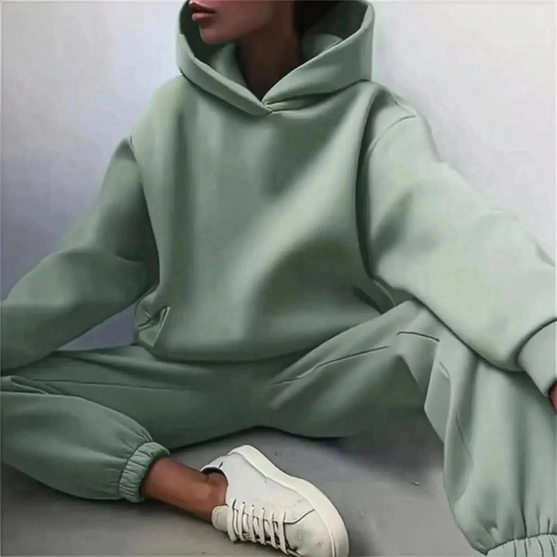 Ensemble Oversize Femme : Hoodie + Pantalon Long - Saylana