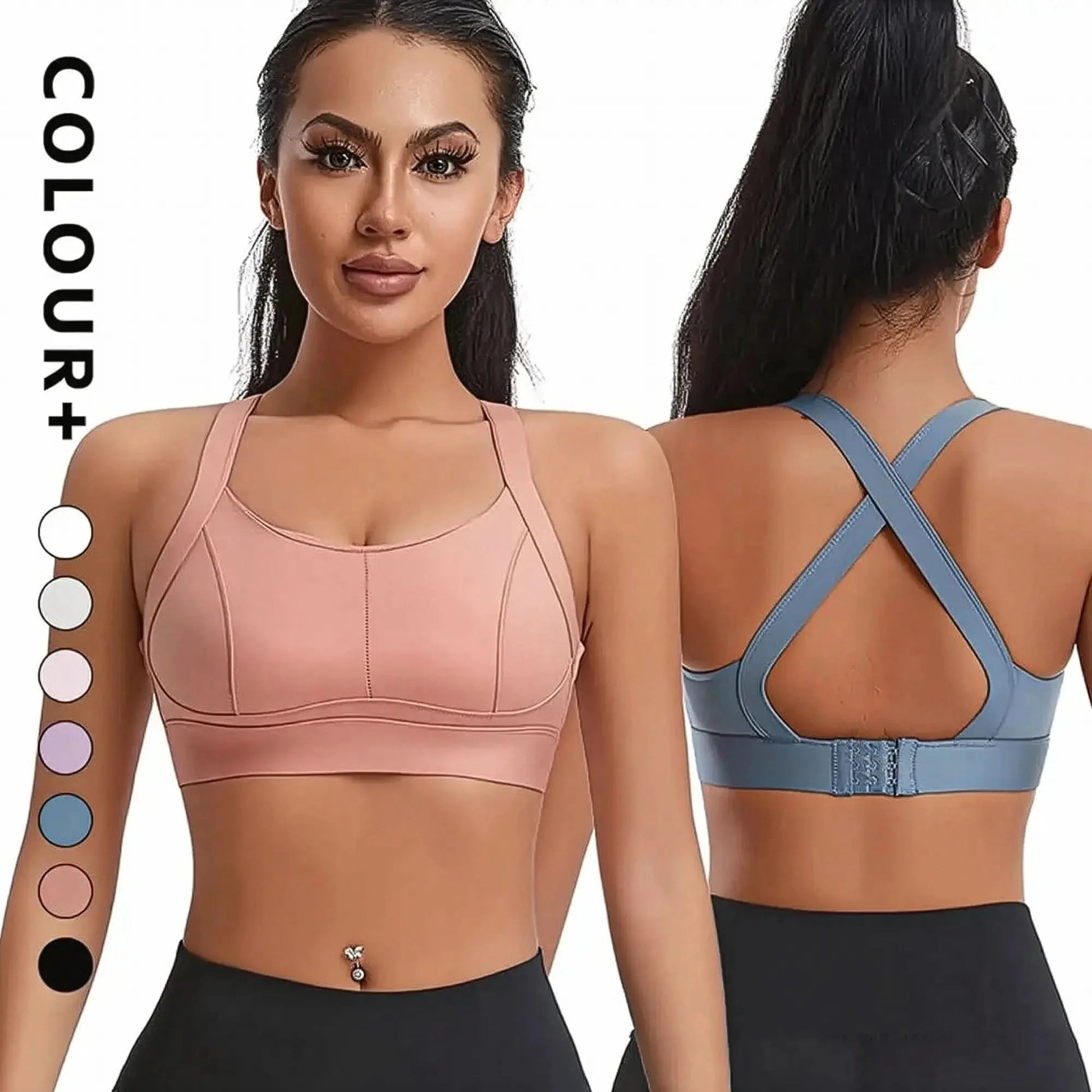Brassière Sport Croisée Maintien Fort - Saylana
