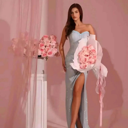 Robe de Bal Élégante Épaules Dénudées - Saylana