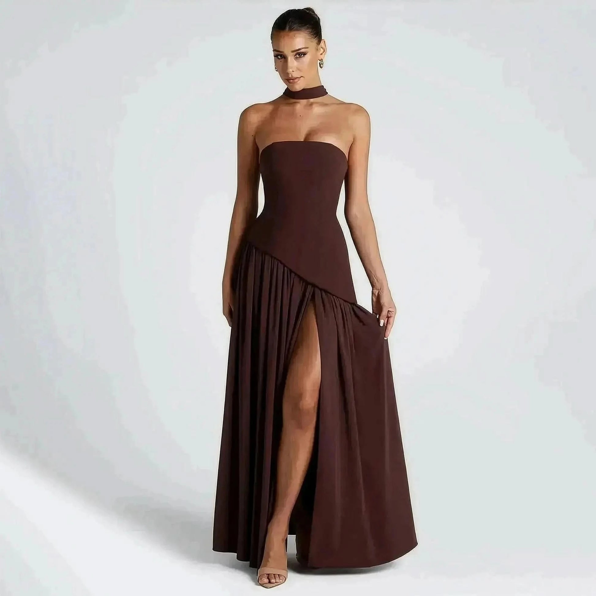 Robe Longue Épaules Dénudées - Saylana