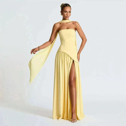 Robe Longue Épaules Dénudées - Saylana