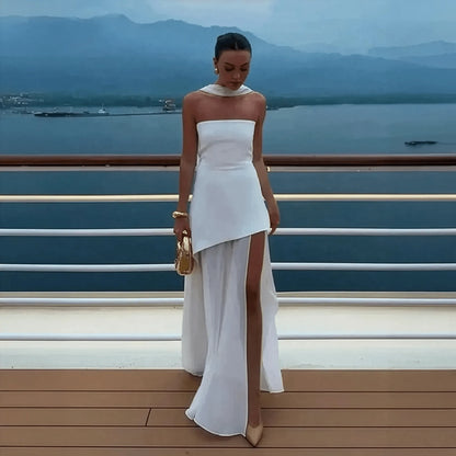 Robe Longue Épaules Dénudées - Saylana