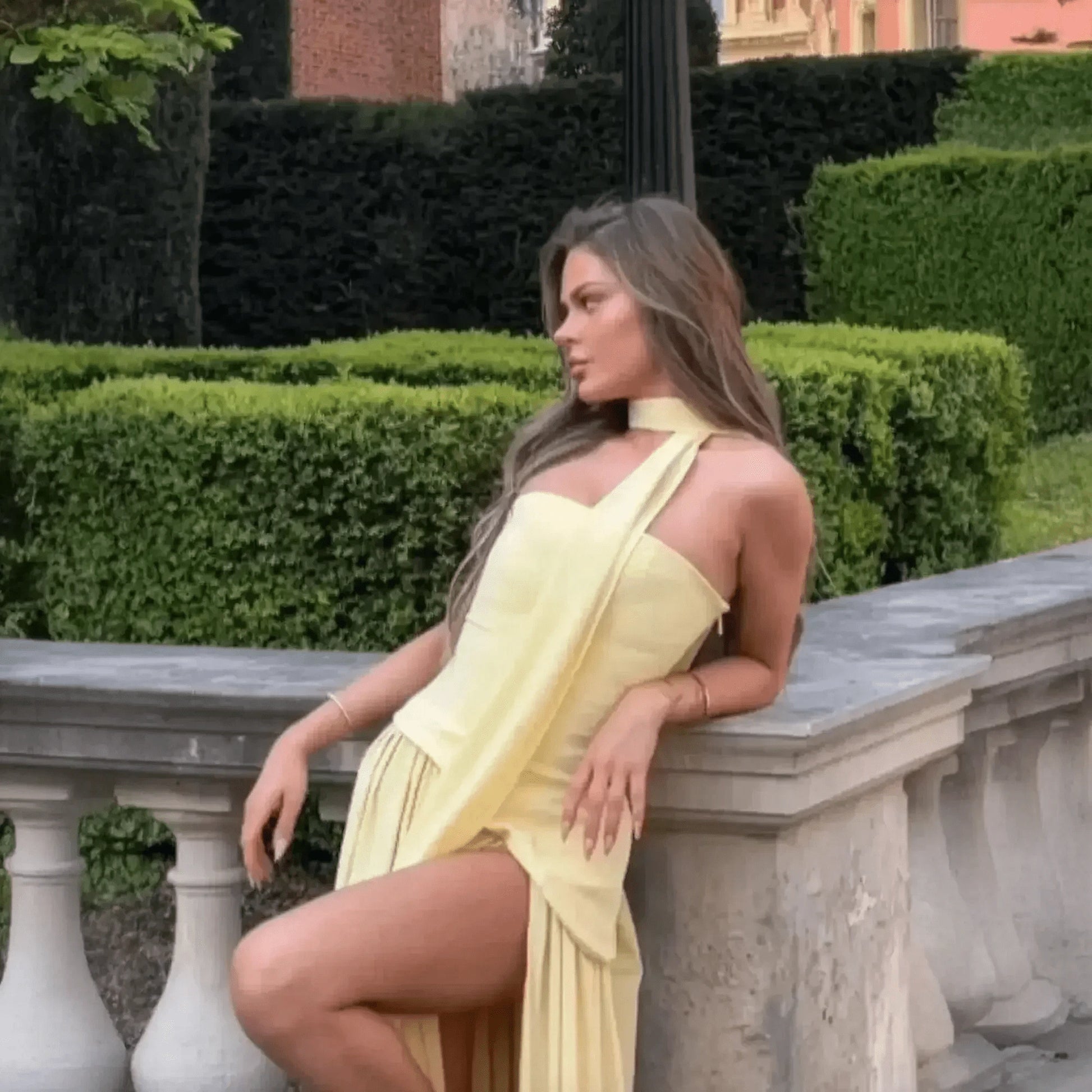 Robe Longue Épaules Dénudées - Saylana