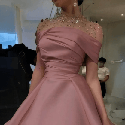 Robe de Bal Satin Élégante - Saylana