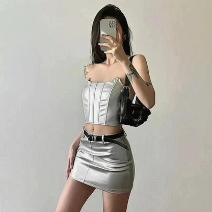 Ensemble 2 Pièces Bandeau Femme Soirée - Saylana