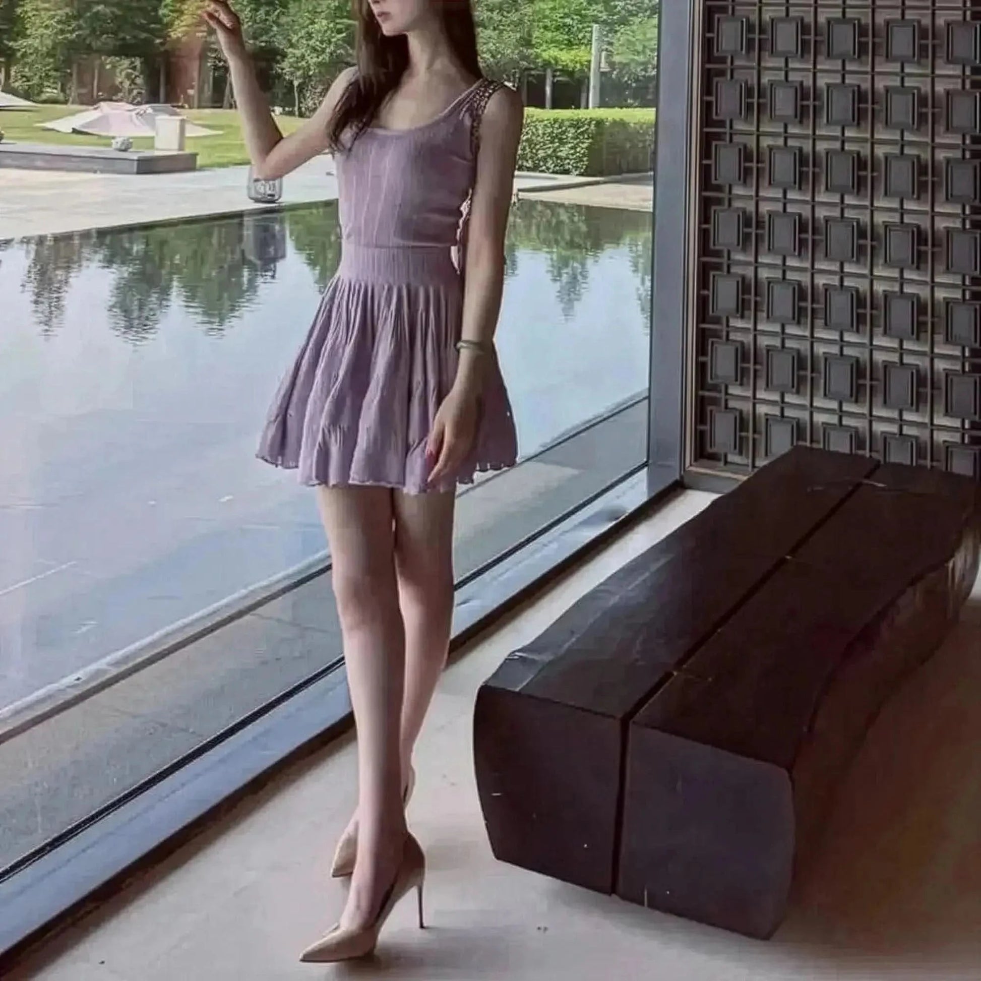 Robe Mini Sans Manches Chic - Saylana