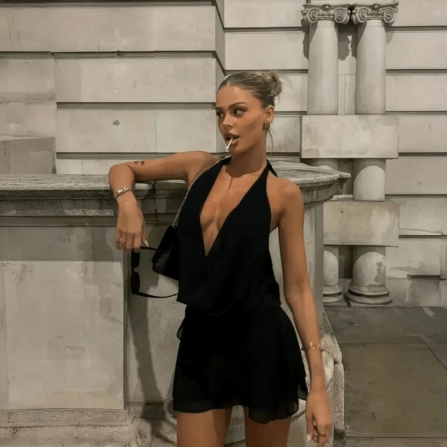 Mini Robe Plissée Chic - Saylana