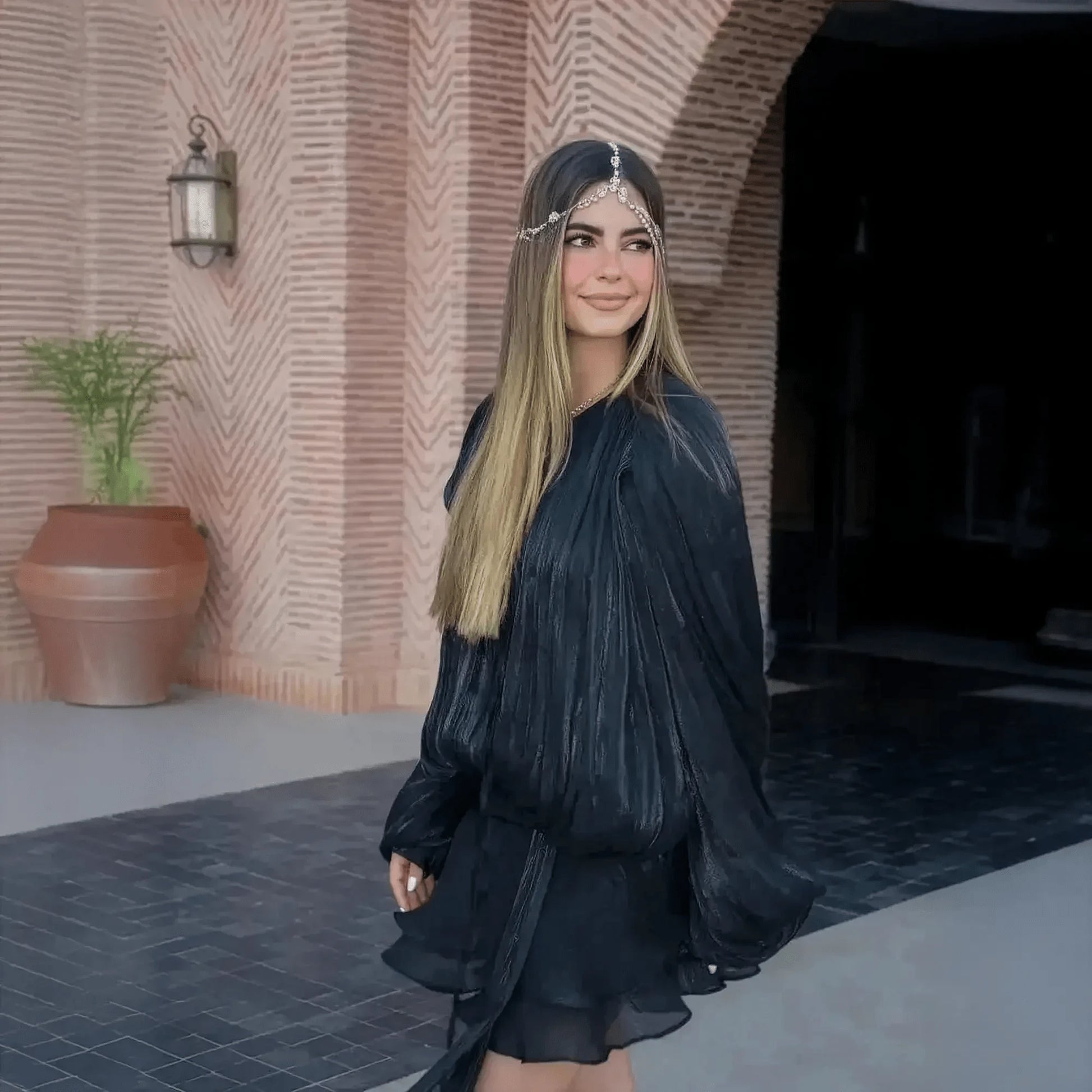 Mini Robe Plissée Chic - Saylana