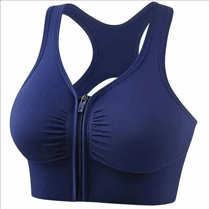Brassière Fitness Zippée Femme Sport - Saylana