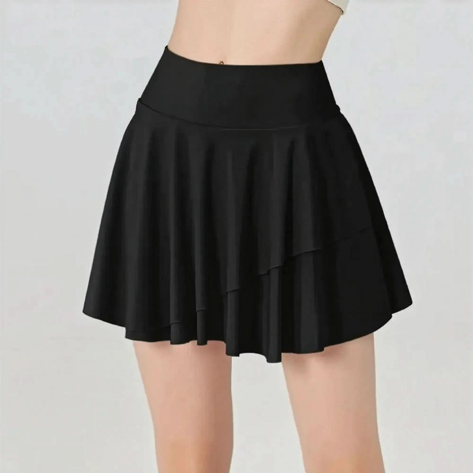 Jupe - Short Sport Taille Haute Séchage Rapide - Saylana