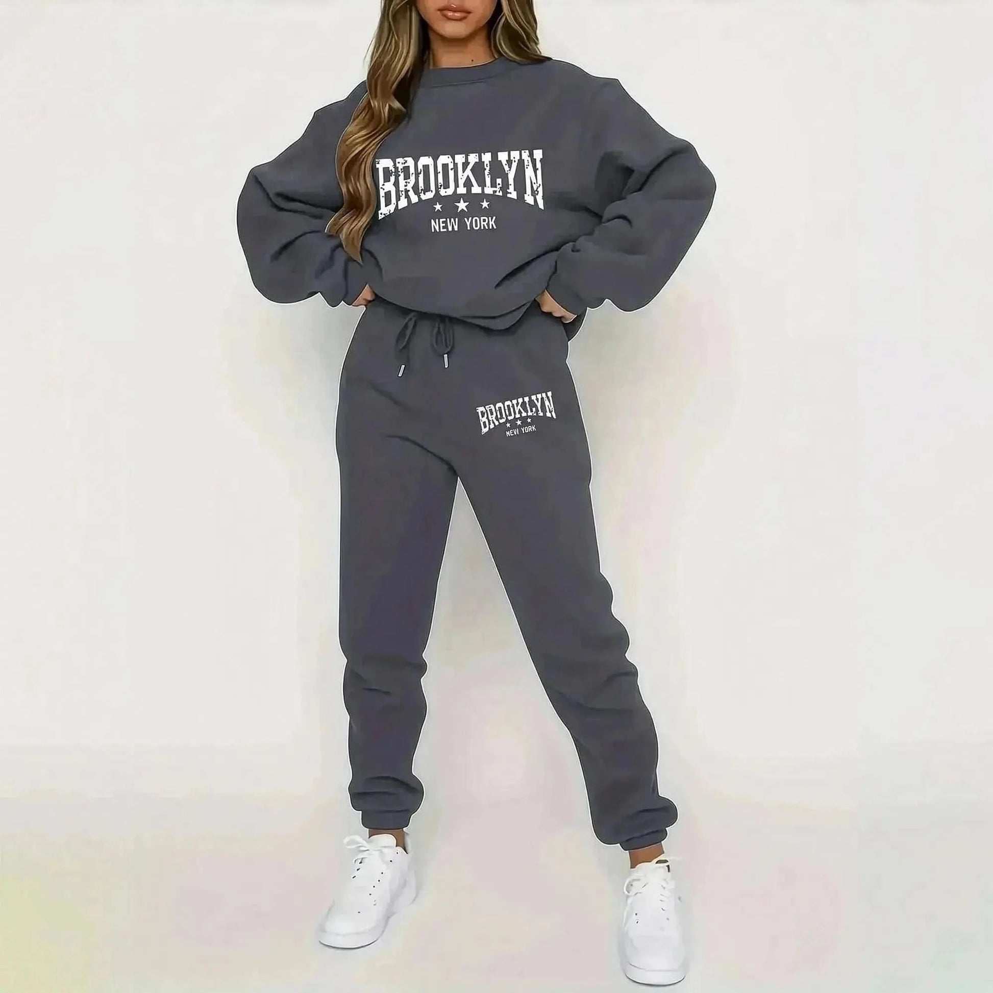 Ensemble Sweat à Capuche Streetwear : Pull Molletonné + Pantalon - Saylana