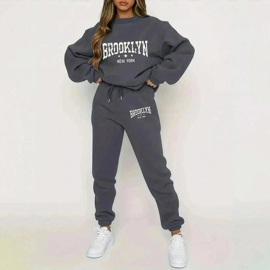 Ensemble Sweat à Capuche Streetwear : Pull Molletonné + Pantalon - Saylana