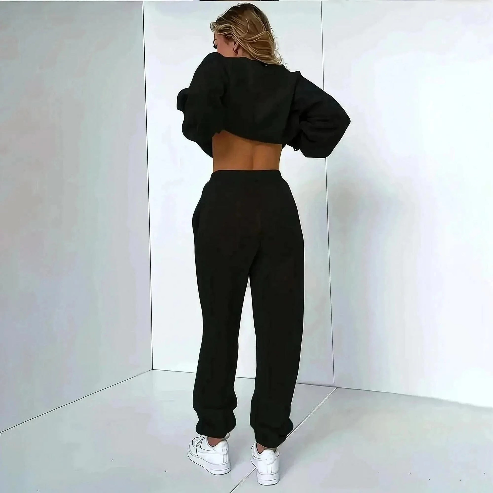 Ensemble Sweat à Capuche Streetwear : Pull Molletonné + Pantalon - Saylana