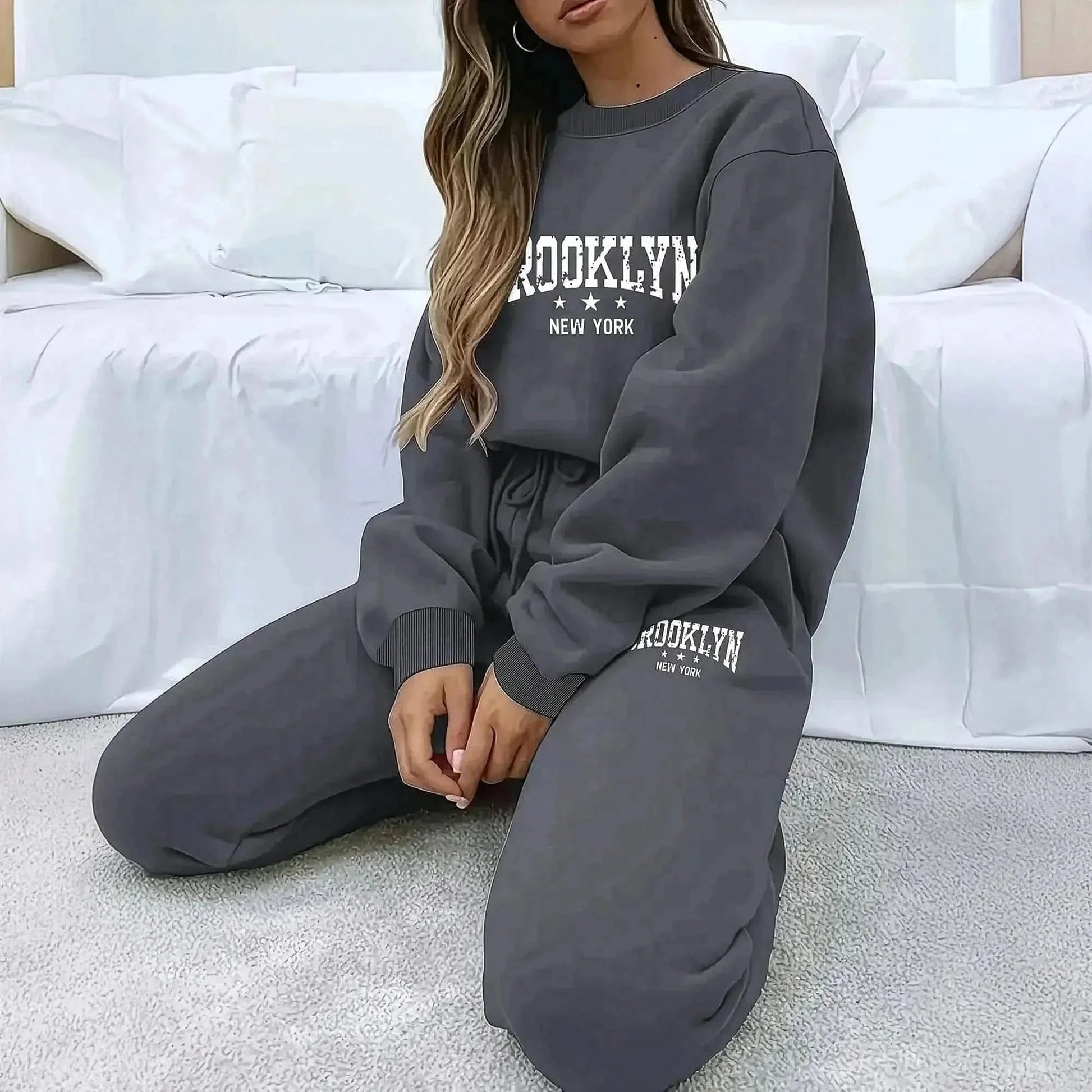 Ensemble Sweat à Capuche Streetwear : Pull Molletonné + Pantalon - Saylana