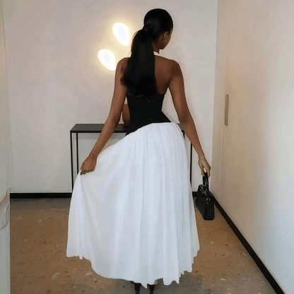 Robe Dos Nu Corset Élégante - Saylana