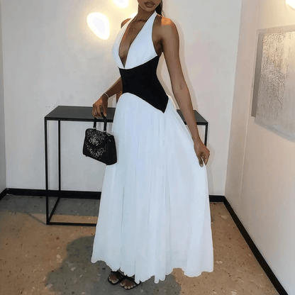 Robe Dos Nu Corset Élégante - Saylana