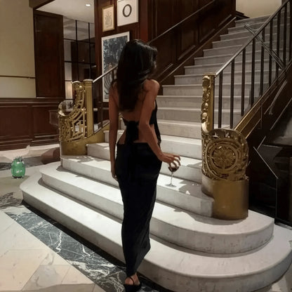 Robe Longue Moulante Dos Nu - Saylana