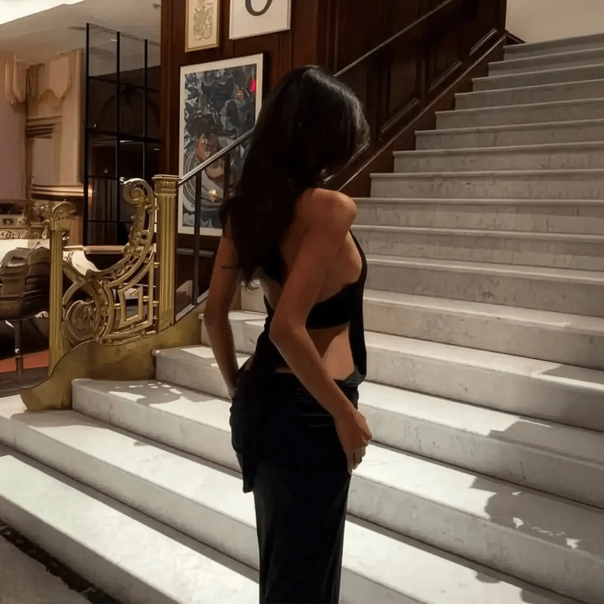 Robe Longue Moulante Dos Nu - Saylana