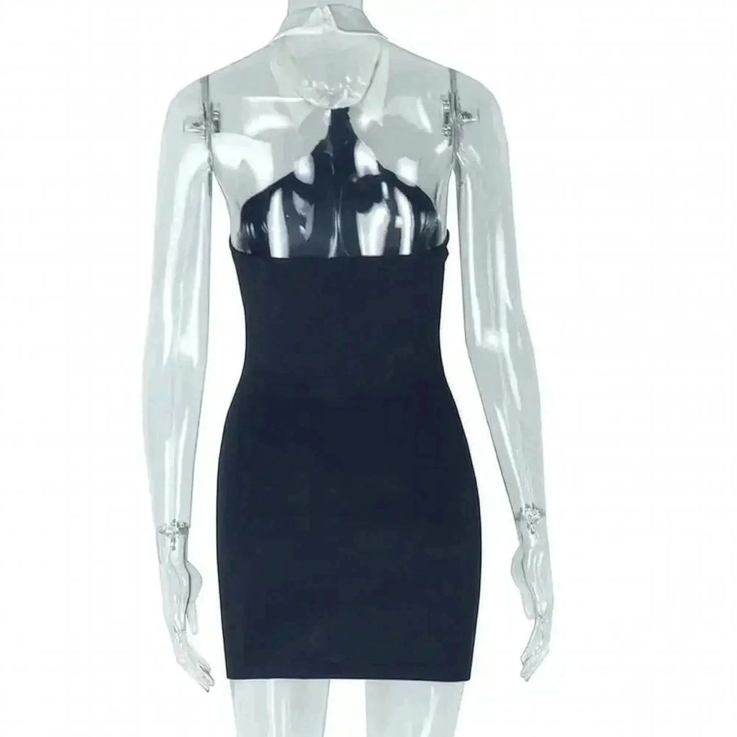 Mini Robe Épaules Dénudées Sexy - Saylana