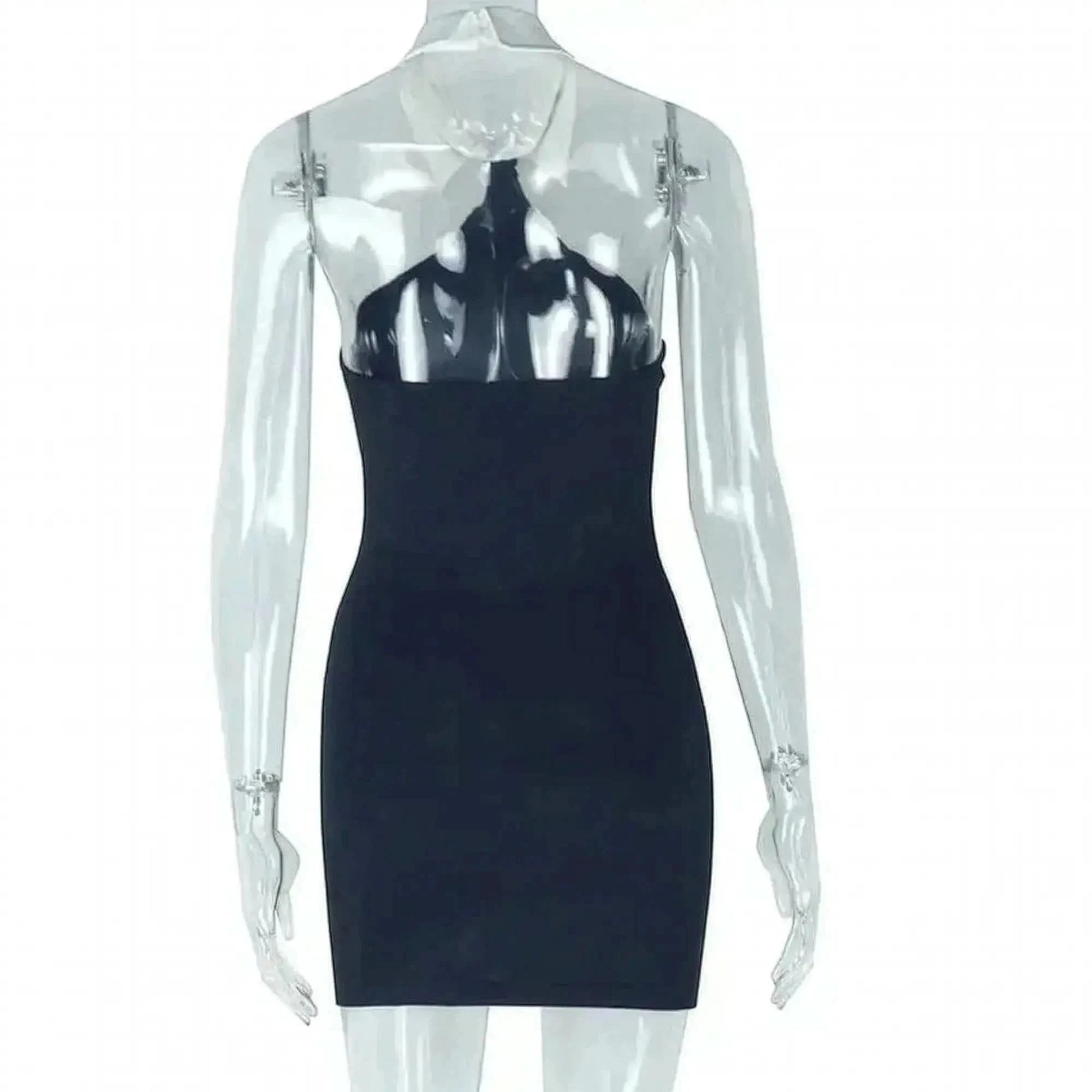 Mini Robe Épaules Dénudées Sexy - Saylana