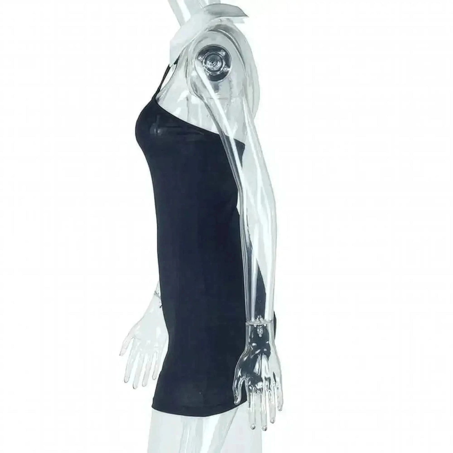 Mini Robe Épaules Dénudées Sexy - Saylana