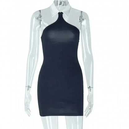 Mini Robe Épaules Dénudées Sexy - Saylana