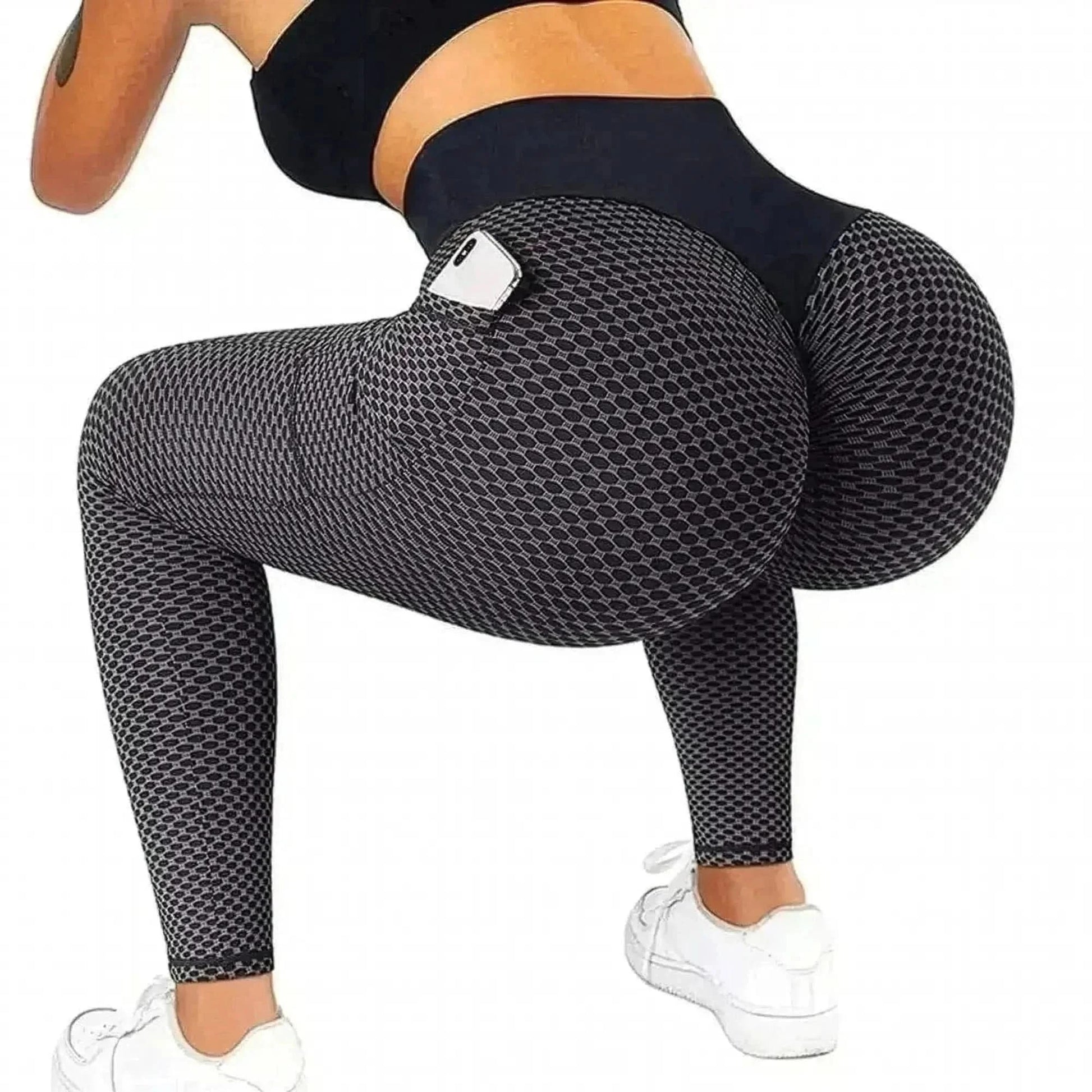 Legging Sport Taille Haute avec Poches - Saylana