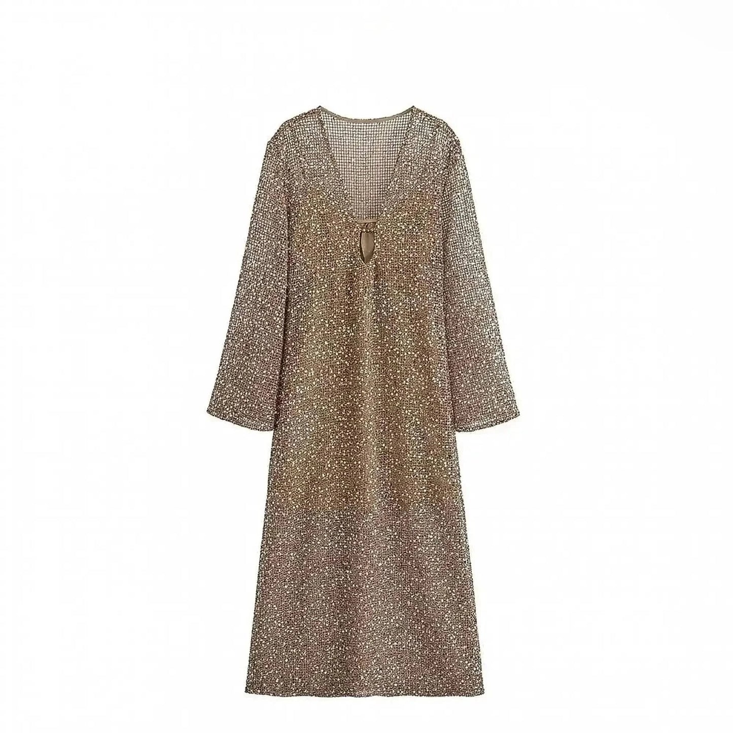 Robe Été Femme Élégante à Paillettes - Saylana