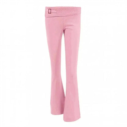 Ensemble Tricoté Femme : Crop Top + Pantalon - Saylana