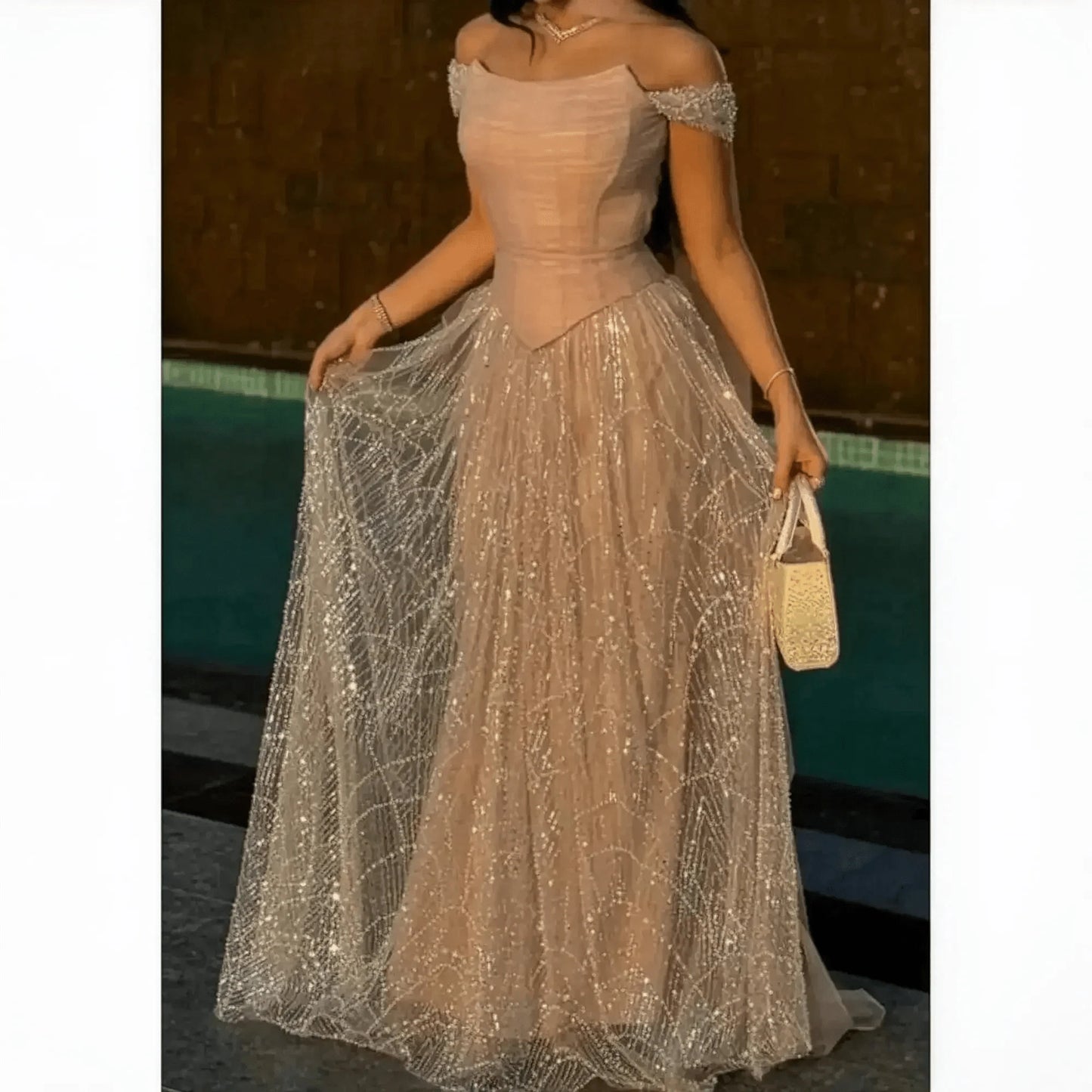 Robe de Bal Luxe Dentelle - Saylana