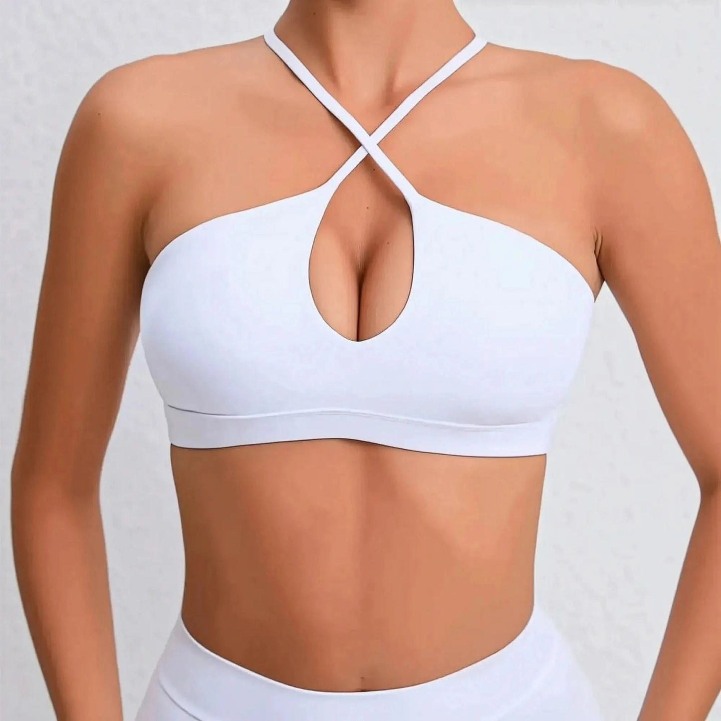 Brassière Sport Dos Croisé Respirante - Saylana