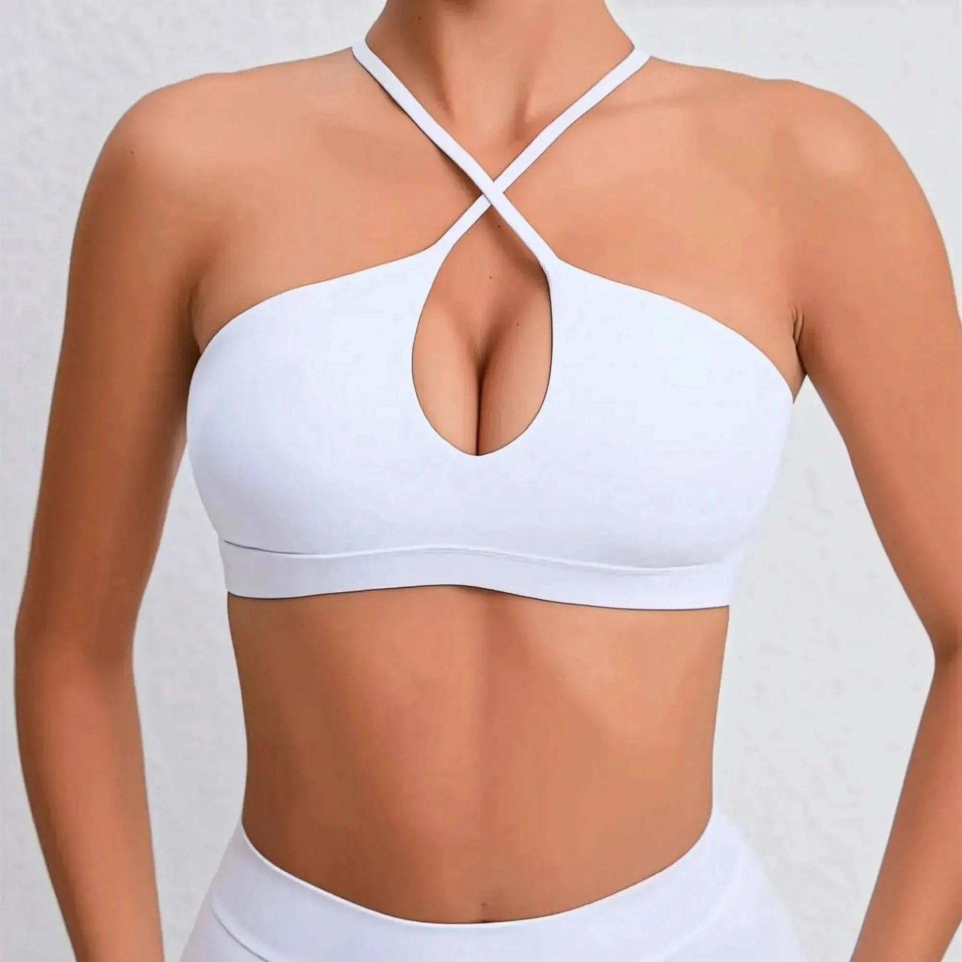 Brassière Sport Dos Croisé Respirante - Saylana