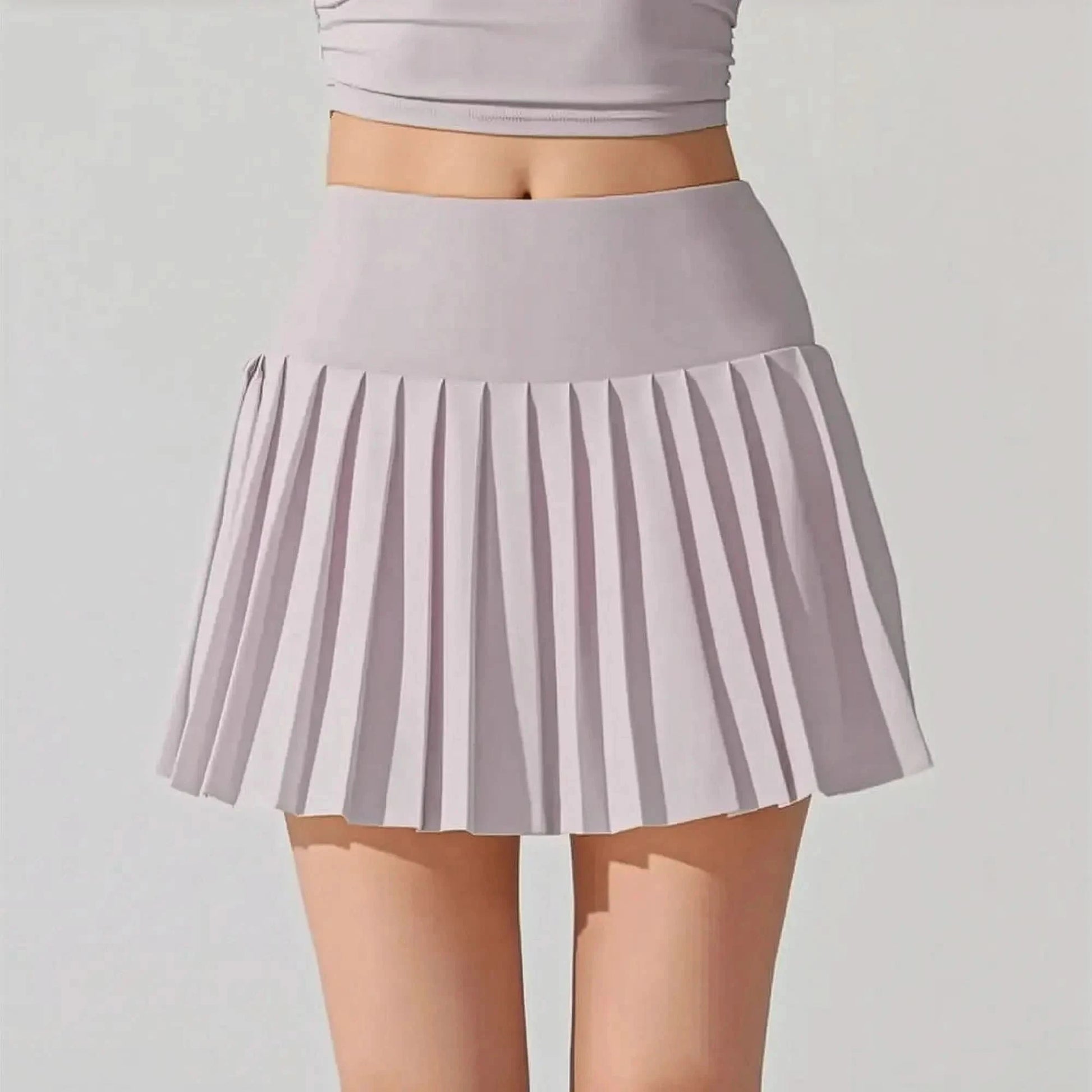 Jupe de Sport Fluide avec Short et Poches - Saylana