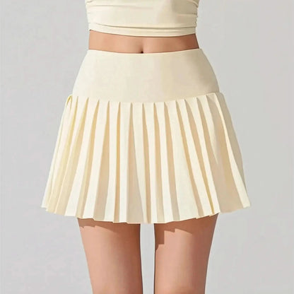 Jupe de Sport Fluide avec Short et Poches - Saylana