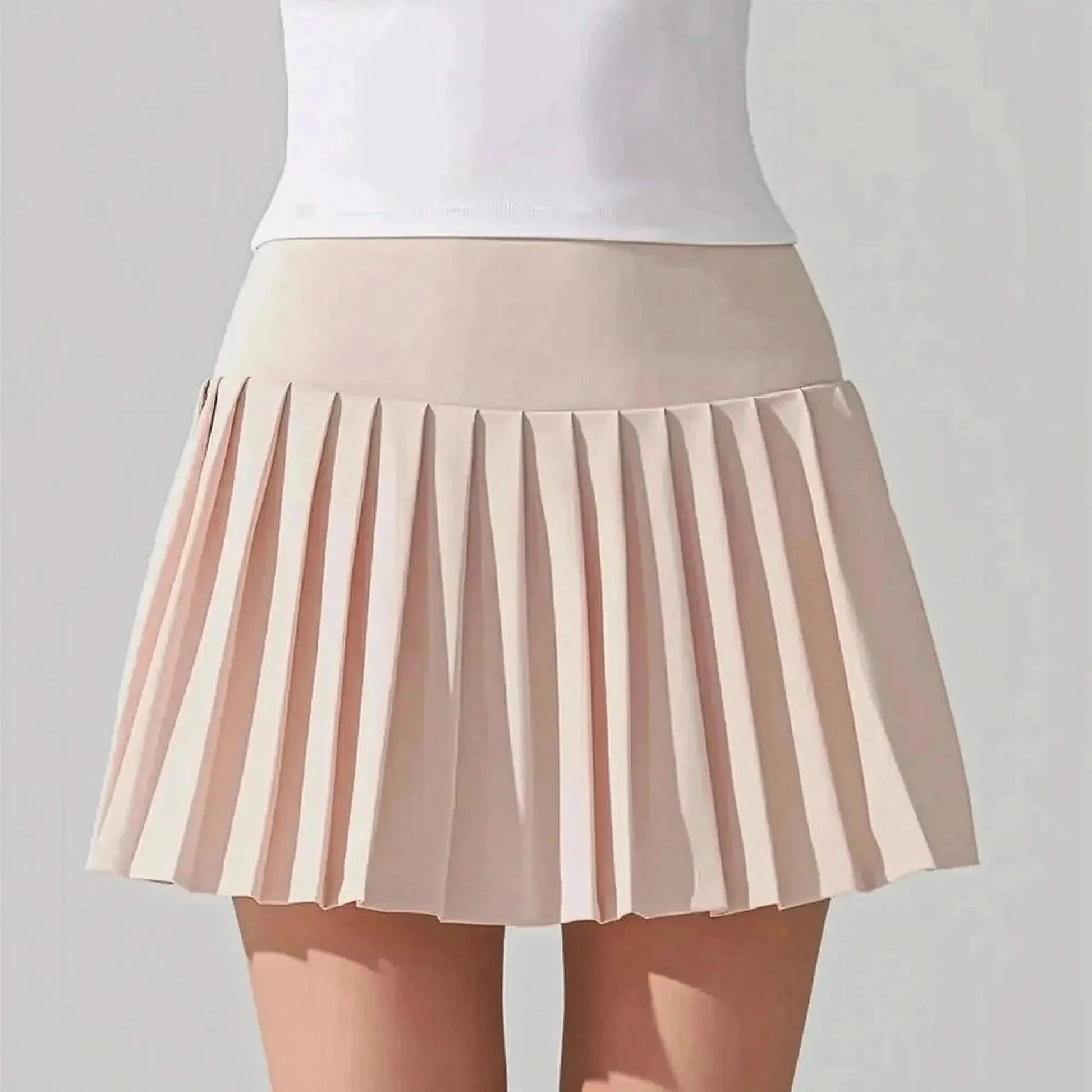 Jupe de Sport Fluide avec Short et Poches - Saylana